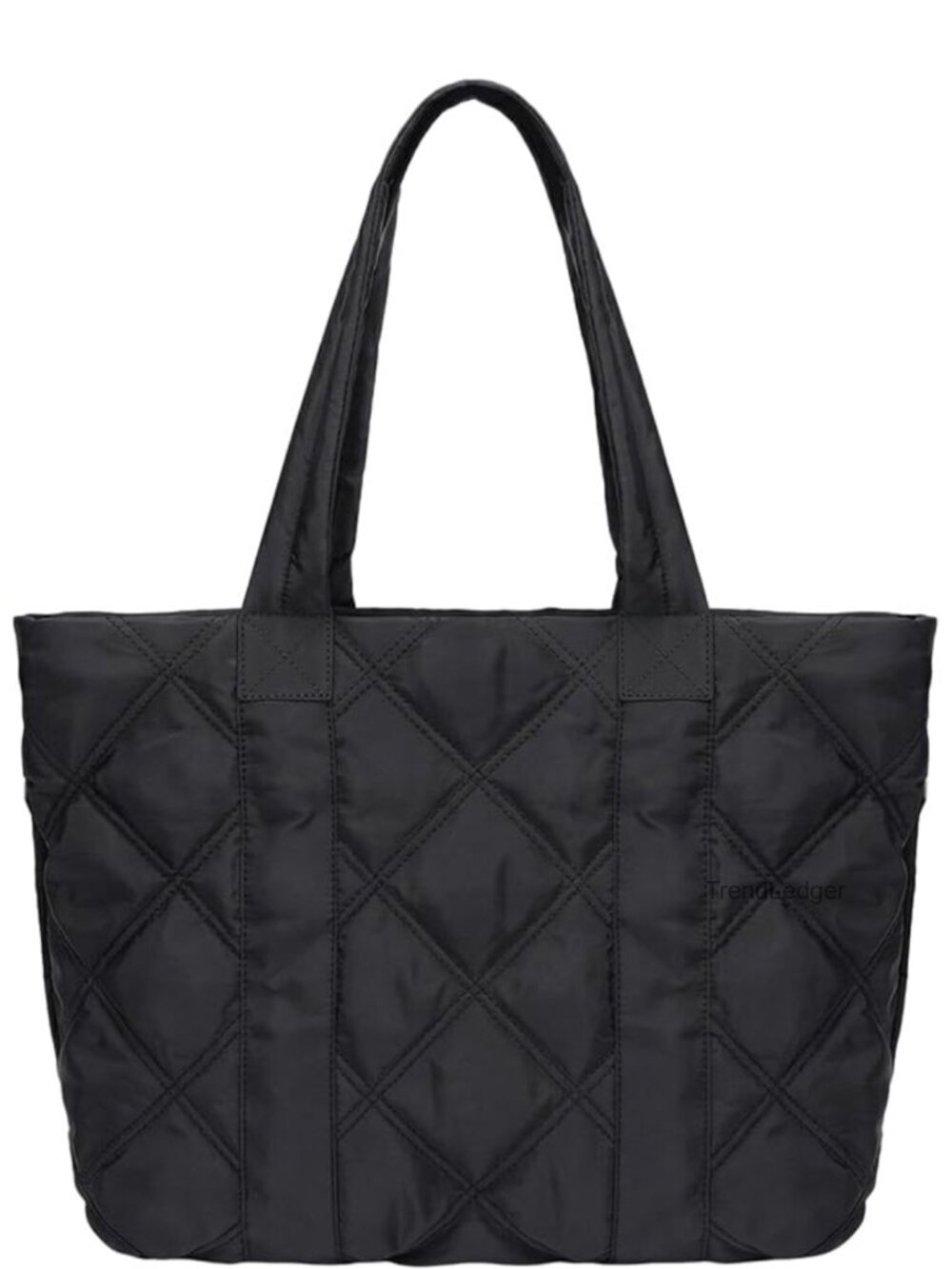 Quilted Puffer Tote Bag Lightweight Shoulder Handbag for Travel Work Gym